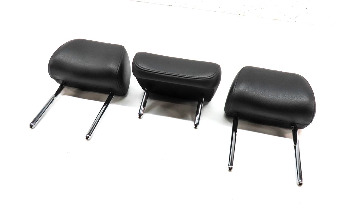 13-16 A4 S4 12-18 A6 S6 C7 B8 REAR LEFT RIGHT CENTER SEAT HEADREST SET/3 (BLACK)