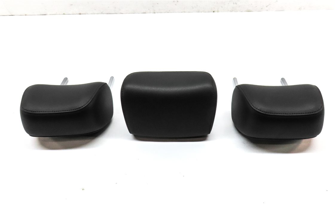 Thumbnail 4: 13-16 A4 S4 12-18 A6 S6 C7 B8 REAR LEFT RIGHT CENTER SEAT HEADREST SET/3 (BLACK)
