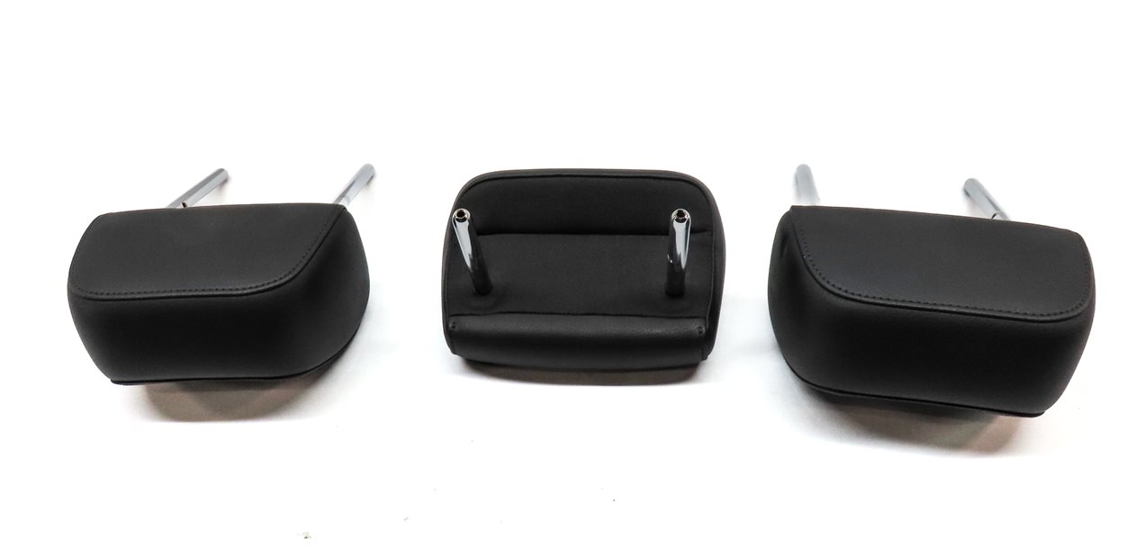 Thumbnail 5: 13-16 A4 S4 12-18 A6 S6 C7 B8 REAR LEFT RIGHT CENTER SEAT HEADREST SET/3 (BLACK)