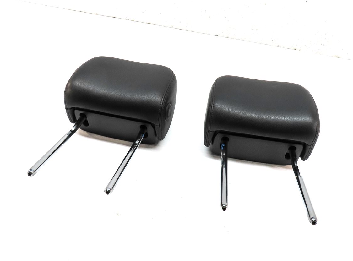 12-18 AUDI A6 A7 S6 S7 RS7 (C7 4G8) FRONT LEFT & RIGHT SEAT HEADREST SET (BLACK)