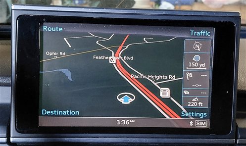 16-18 AUDI A6 A7 S6 S7 (C7 4G8) FRONT CENTER DASH INFORMATION MEDIA SCREEN 8IN