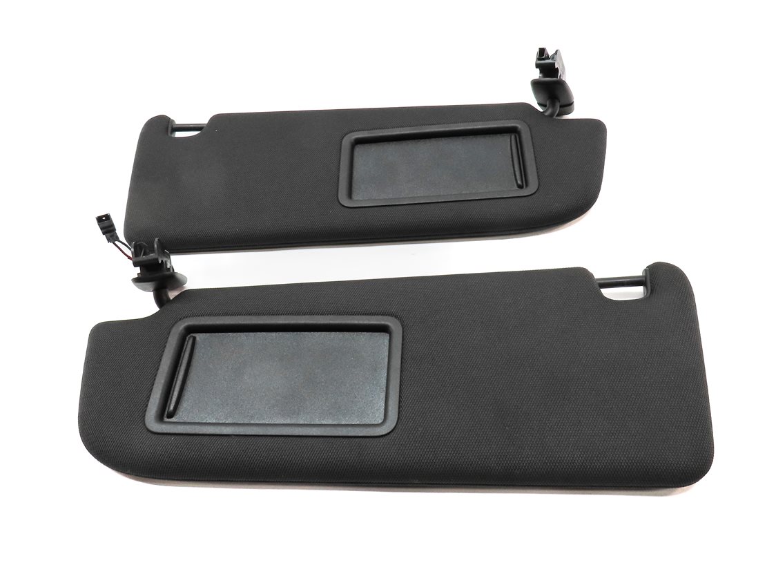 Thumbnail 2: 16-18 AUDI A6 (C7 4G) FRONT LEFT DRIVER & RIGHT PASSENGER SUNVISOR SET/2 (BLACK)