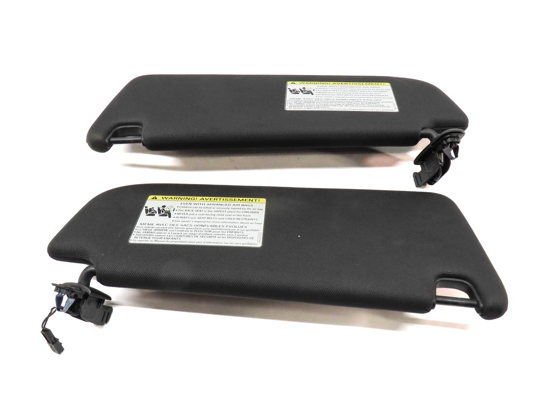 Thumbnail 5: 16-18 AUDI A6 (C7 4G) FRONT LEFT DRIVER & RIGHT PASSENGER SUNVISOR SET/2 (BLACK)