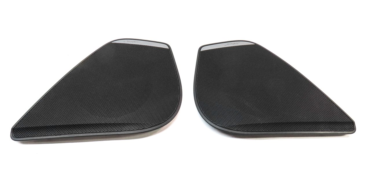 Thumbnail 4: 2017 AUDI A6 (C7 4G) BOSE RADIO STEREO AUDIO SPEAKER GRILLE TRIM SET/4 (BLACK)
