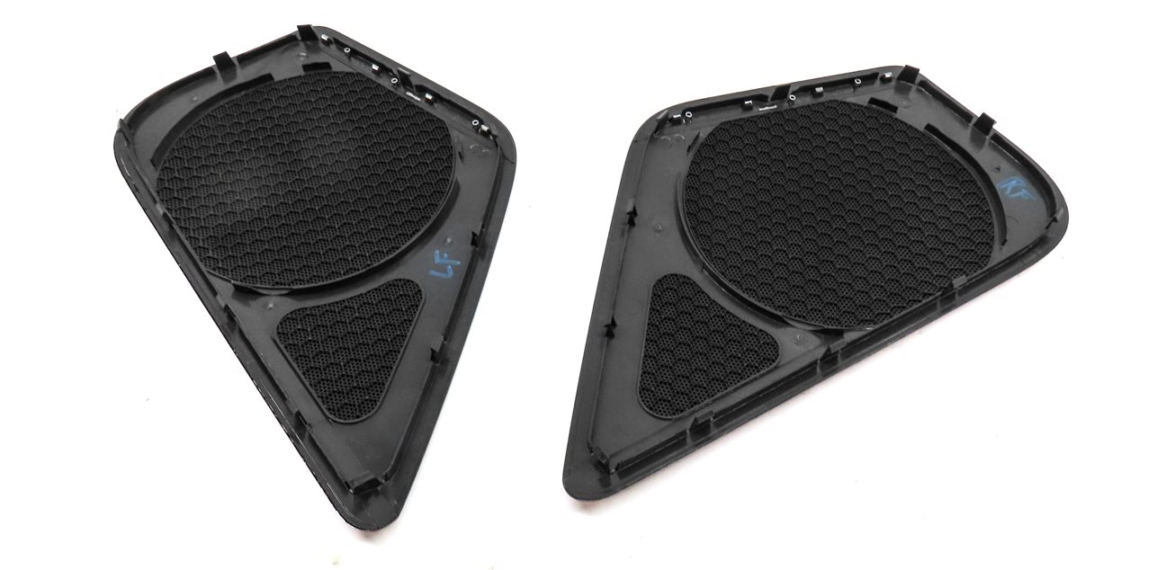 Thumbnail 7: 2017 AUDI A6 (C7 4G) BOSE RADIO STEREO AUDIO SPEAKER GRILLE TRIM SET/4 (BLACK)