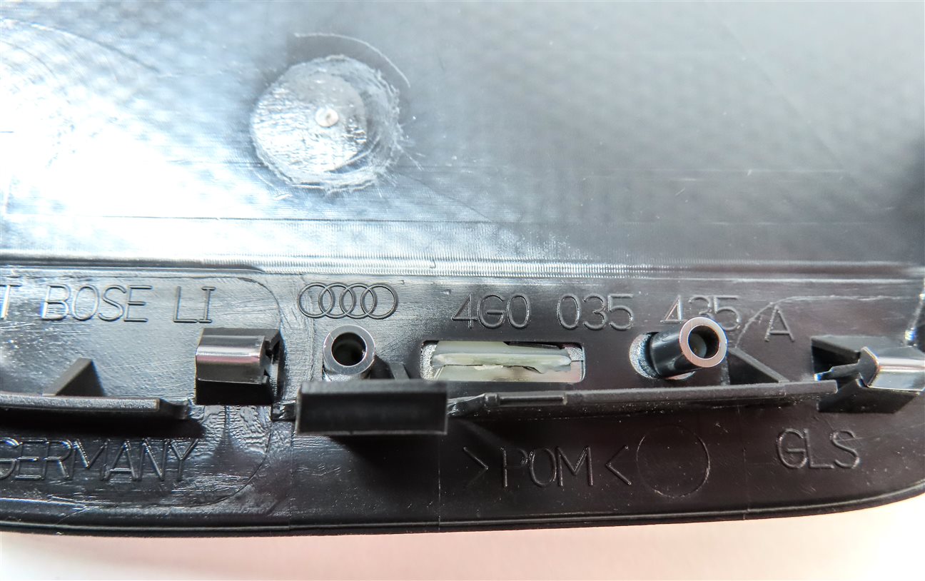 Thumbnail 8: 2017 AUDI A6 (C7 4G) BOSE RADIO STEREO AUDIO SPEAKER GRILLE TRIM SET/4 (BLACK)