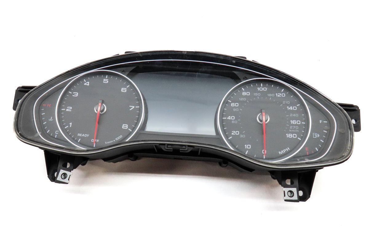 Thumbnail 11: 17-18 AUDI A6 C7 4G 3.0L SUPER SPEEDOMETER ECM IGNITION IMMOBILIZER MODULE SET/8