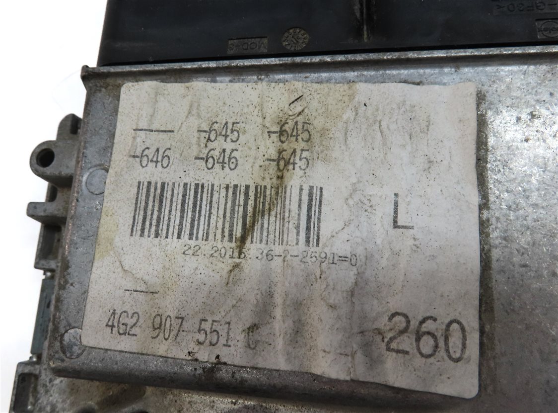 Thumbnail 14: 17-18 AUDI A6 C7 4G 3.0L SUPER SPEEDOMETER ECM IGNITION IMMOBILIZER MODULE SET/8
