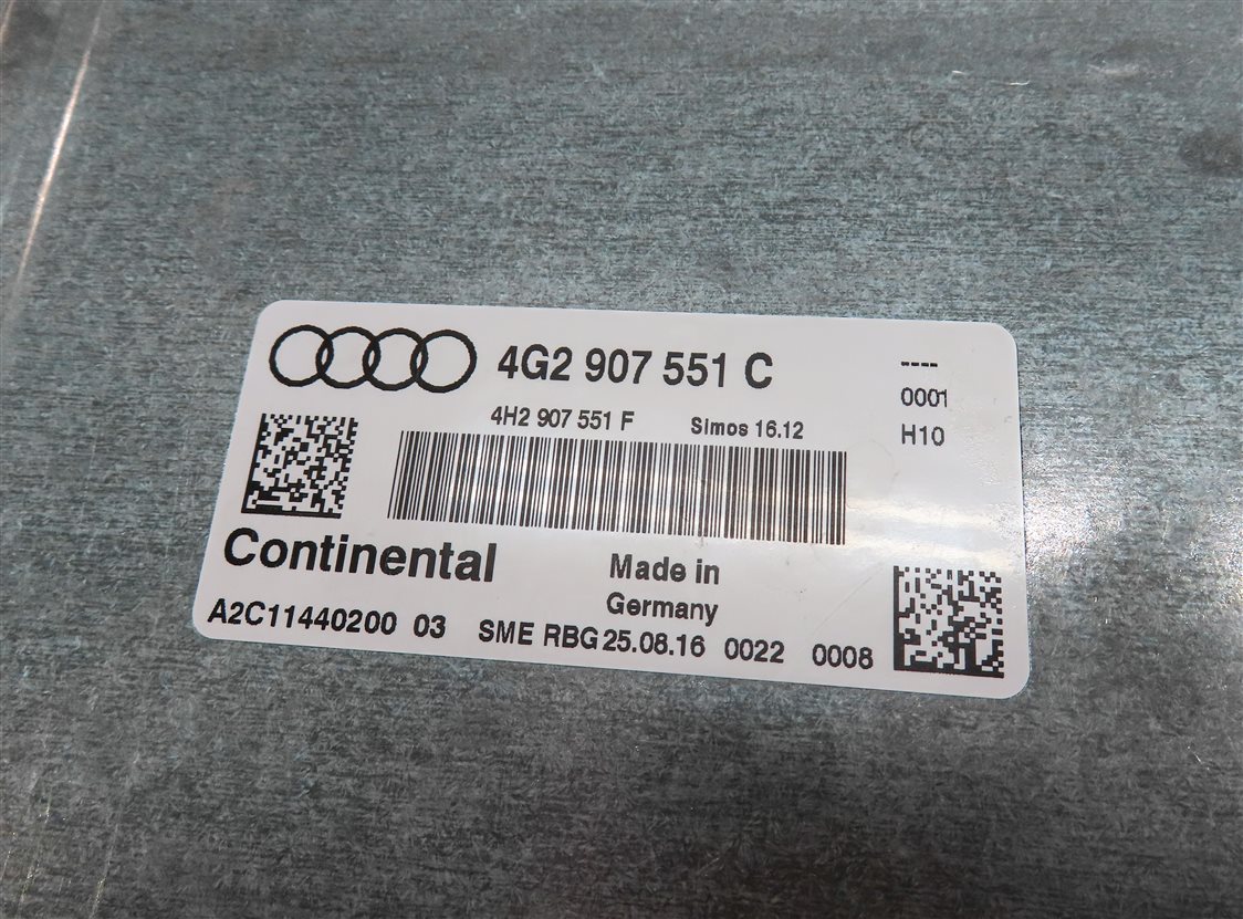 Thumbnail 15: 17-18 AUDI A6 C7 4G 3.0L SUPER SPEEDOMETER ECM IGNITION IMMOBILIZER MODULE SET/8