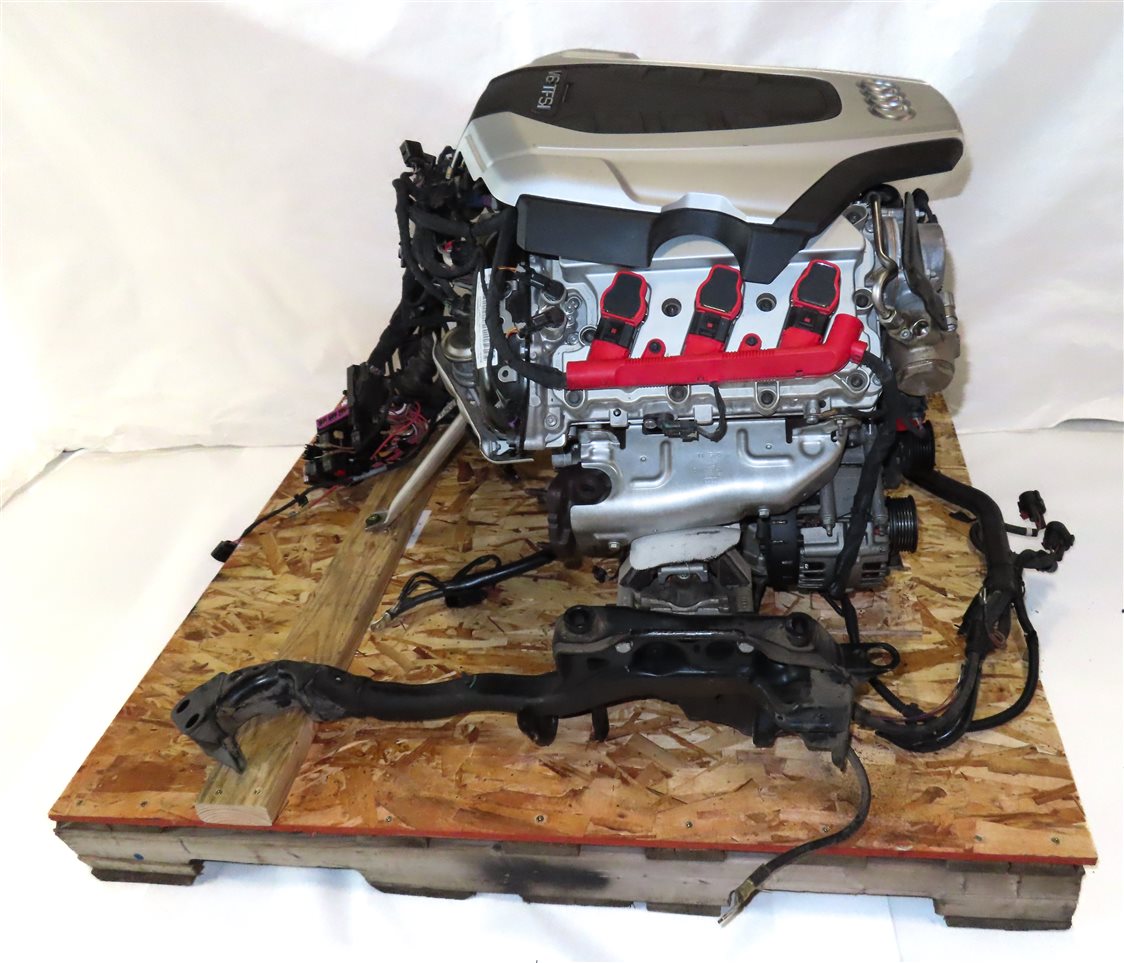 Thumbnail 13: 15-18 AUDI A6 A7 A8 C7 4G D4 4H 3.0L SUPER CREC CREH ENGINE MOTOR ASSEMBLY(101k)