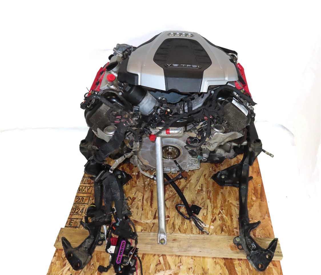 Thumbnail 14: 15-18 AUDI A6 A7 A8 C7 4G D4 4H 3.0L SUPER CREC CREH ENGINE MOTOR ASSEMBLY(101k)