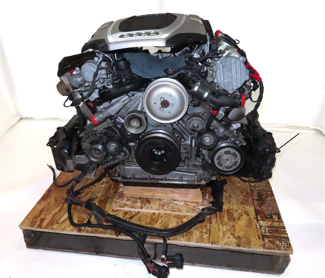 Thumbnail 3: 15-18 AUDI A6 A7 A8 C7 4G D4 4H 3.0L SUPER CREC CREH ENGINE MOTOR ASSEMBLY(101k)