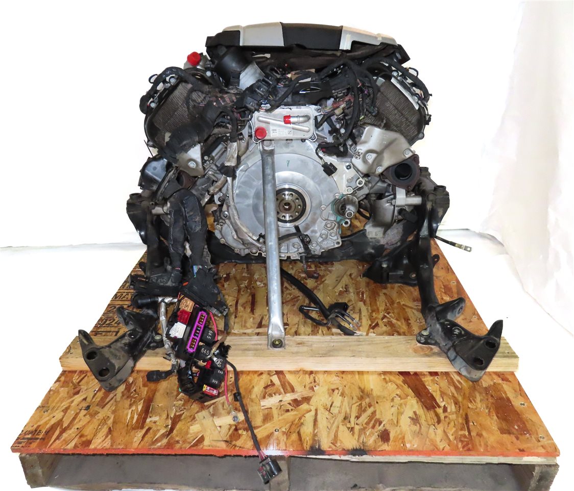 Thumbnail 5: 15-18 AUDI A6 A7 A8 C7 4G D4 4H 3.0L SUPER CREC CREH ENGINE MOTOR ASSEMBLY(101k)