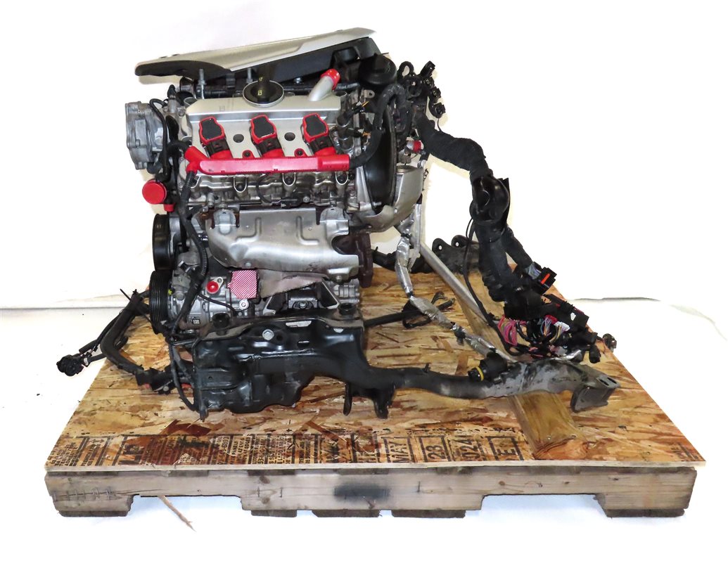 Thumbnail 6: 15-18 AUDI A6 A7 A8 C7 4G D4 4H 3.0L SUPER CREC CREH ENGINE MOTOR ASSEMBLY(101k)
