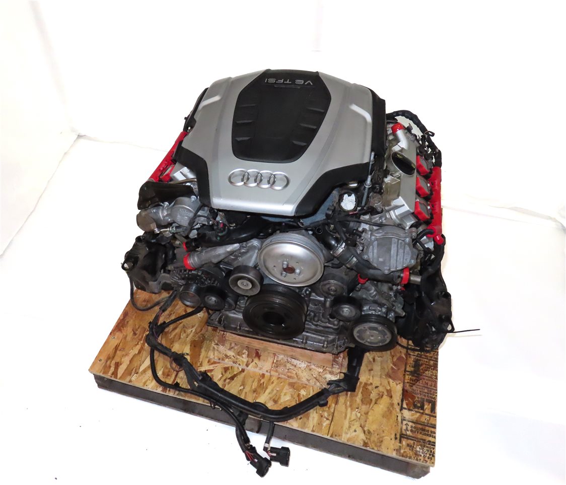 Thumbnail 9: 15-18 AUDI A6 A7 A8 C7 4G D4 4H 3.0L SUPER CREC CREH ENGINE MOTOR ASSEMBLY(101k)
