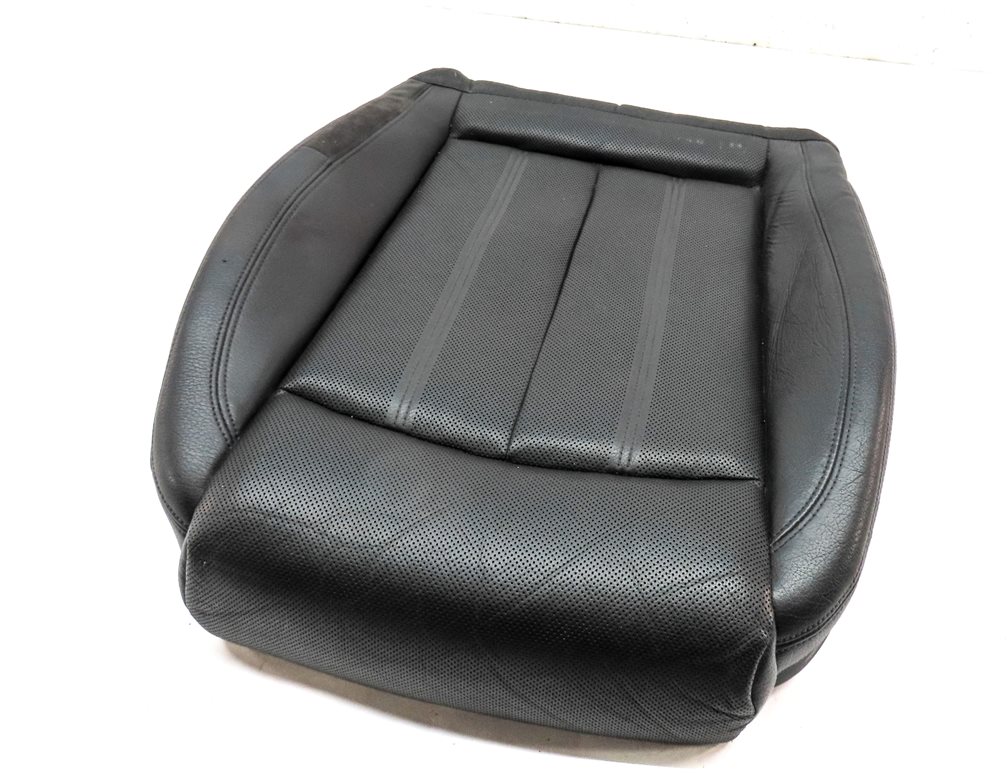 2017 AUDI A6 (C7 4G) FRONT LEFT DRIVER LOWER HEATED MEMORY SEAT CUSHION (BLACK)