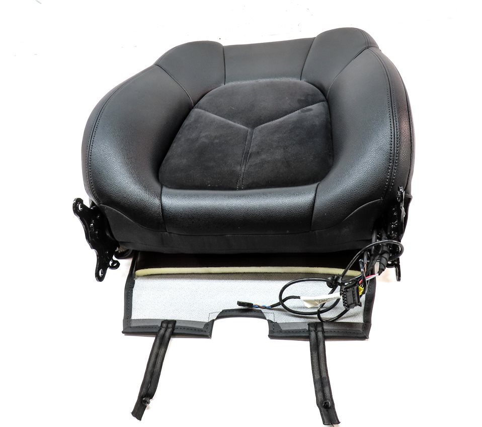 Thumbnail 2: 2018 PORSCHE MACAN (95B) FRONT LEFT DRIVER UPPER HEATED SEAT CUSHION (Black)