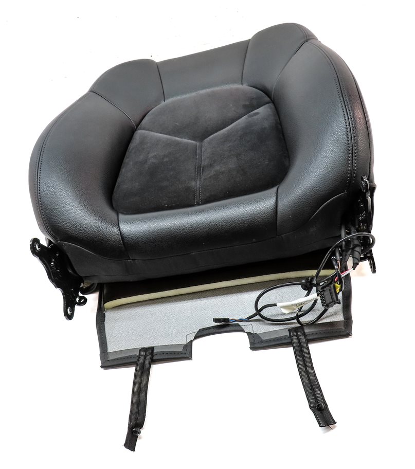 Thumbnail 3: 2018 PORSCHE MACAN (95B) FRONT LEFT DRIVER UPPER HEATED SEAT CUSHION (Black)