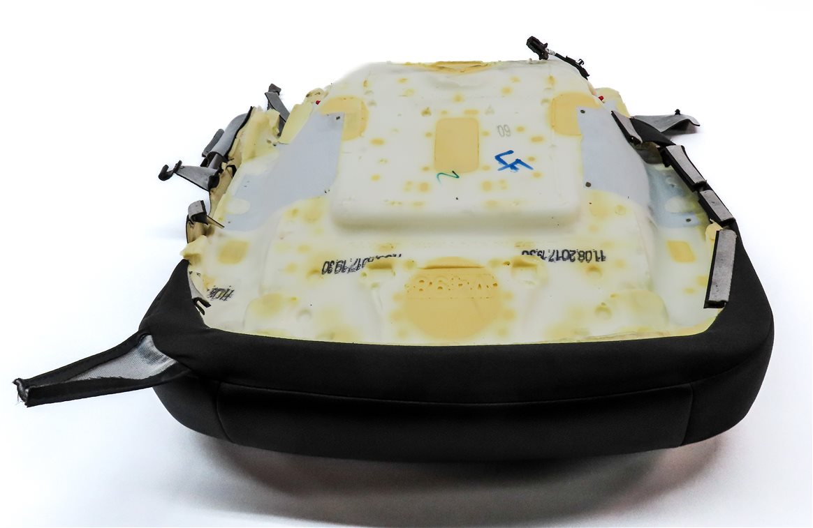 Thumbnail 5: 2018 PORSCHE MACAN (95B) FRONT LEFT DRIVER LOWER HEATED SEAT CUSHION (Black)