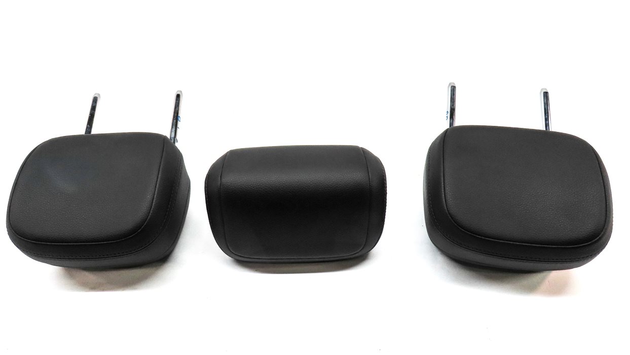 Thumbnail 4: 2015-2022 PORSCHE MACAN (95B) REAR LEFT RIGHT & CENTER SEAT HEADREST SET (Black)