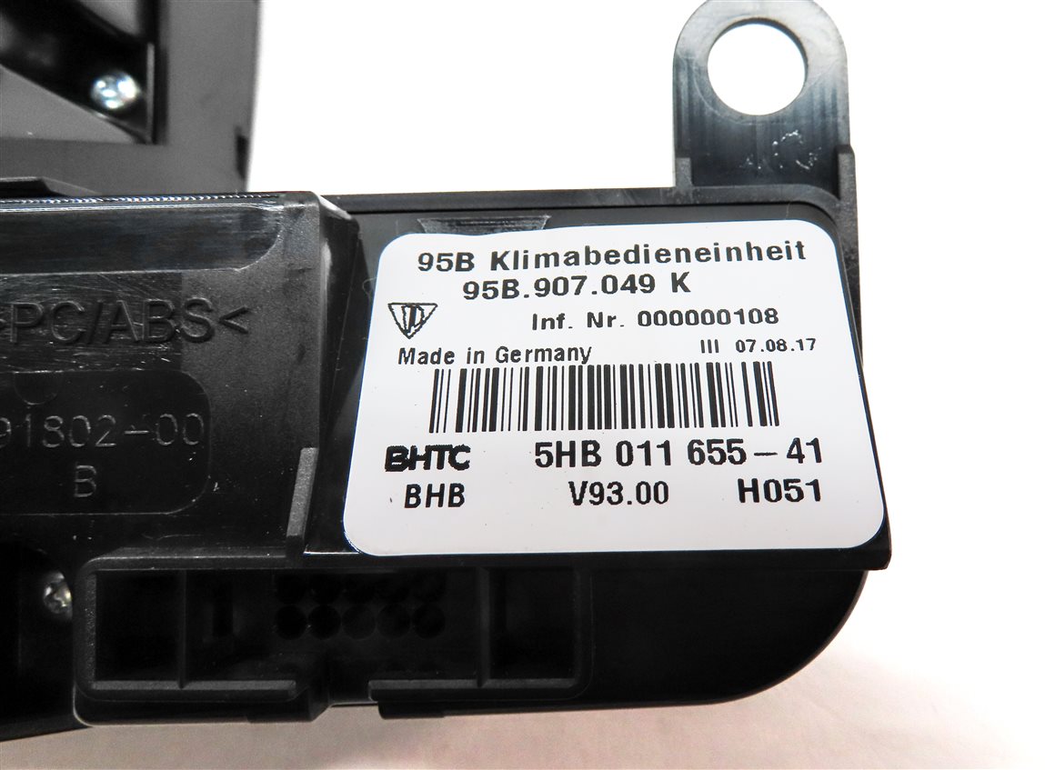 Thumbnail 6: 2015-2018 PORSCHE MACAN (95B) REAR AC HEATER CLIMATE CONTROL TEMPERATURE SWITCH