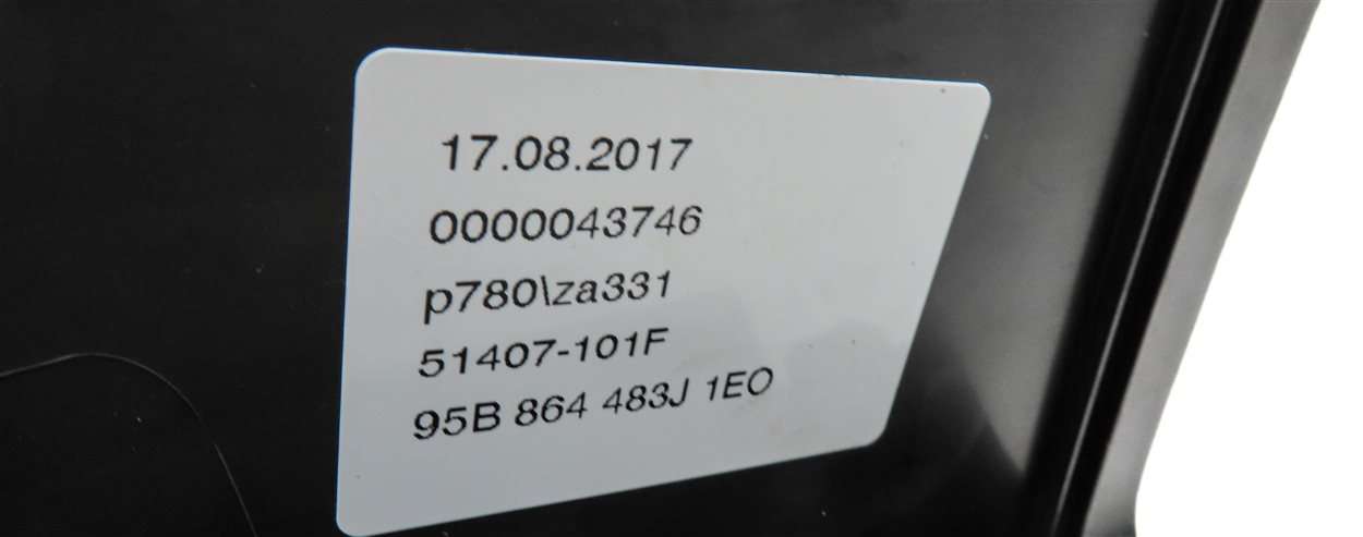 Thumbnail 7: 2018 PORSCHE MACAN (95B) REAR HATCH TRUNK SILL SCUFF PLATE COVER TRIM (BLACK)