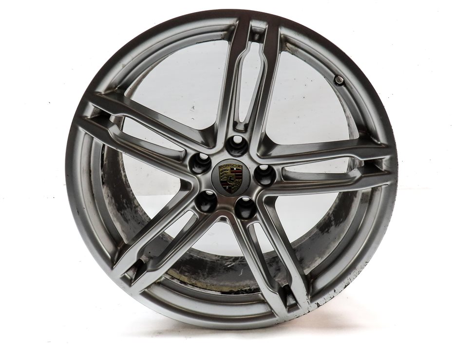 Thumbnail 2: 15-21 PORSCHE MACAN (95B) 19x9 INCH 5 DOUBLE 10 SPOKE ALUMINUM ALLOY WHEEL RIM