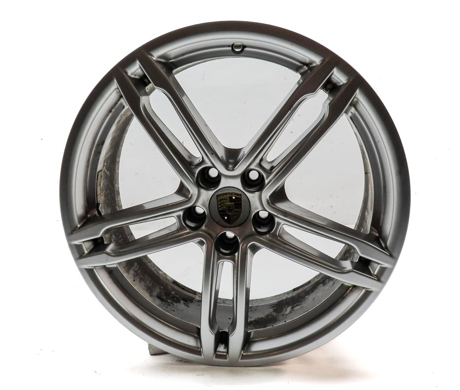 Thumbnail 2: 2015-2018 PORSCHE MACAN 95B 19x8 INCH ALUMINUM ALLOY 5 DOUBLE 10 SPOKE WHEEL RIM