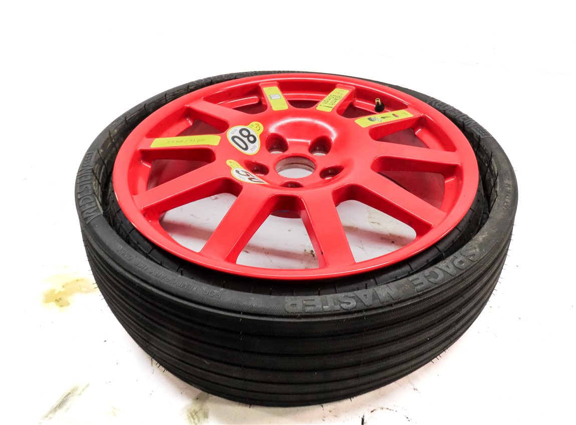 2019-2024 PORSCHE MACAN (95B) 18x6 EMERGENCY ROADSIDE SPARE TIRE WHEEL RIM (RED)