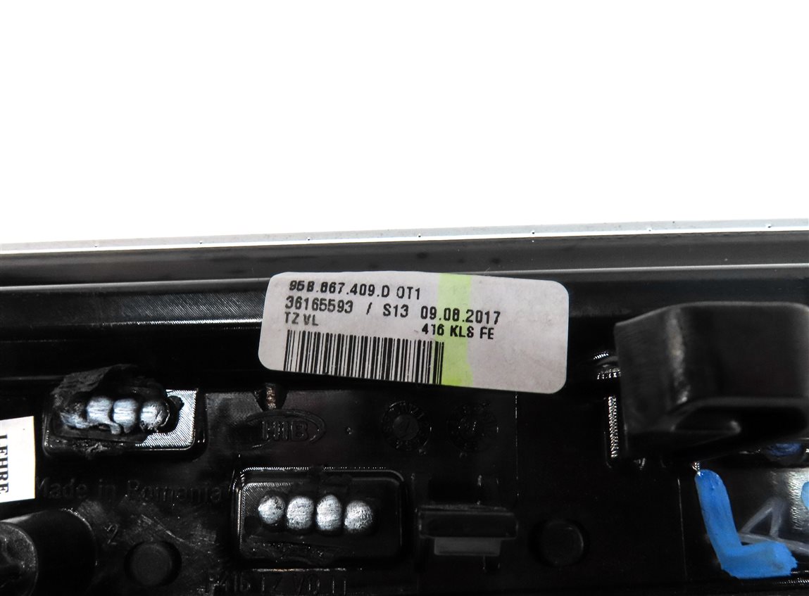 Thumbnail 19: 2018 PORSCHE MACAN (95B) FRONT REAR DOOR DASH CONSOLE TRIM SET (Piano Black)