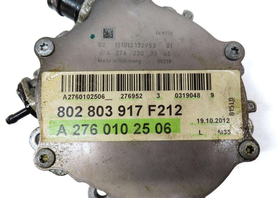 Thumbnail 6: 2012-2020 MERCEDES C E GLC CLS SLK (W204 W212 W213 W218 X253) BRAKE VACUUM PUMP