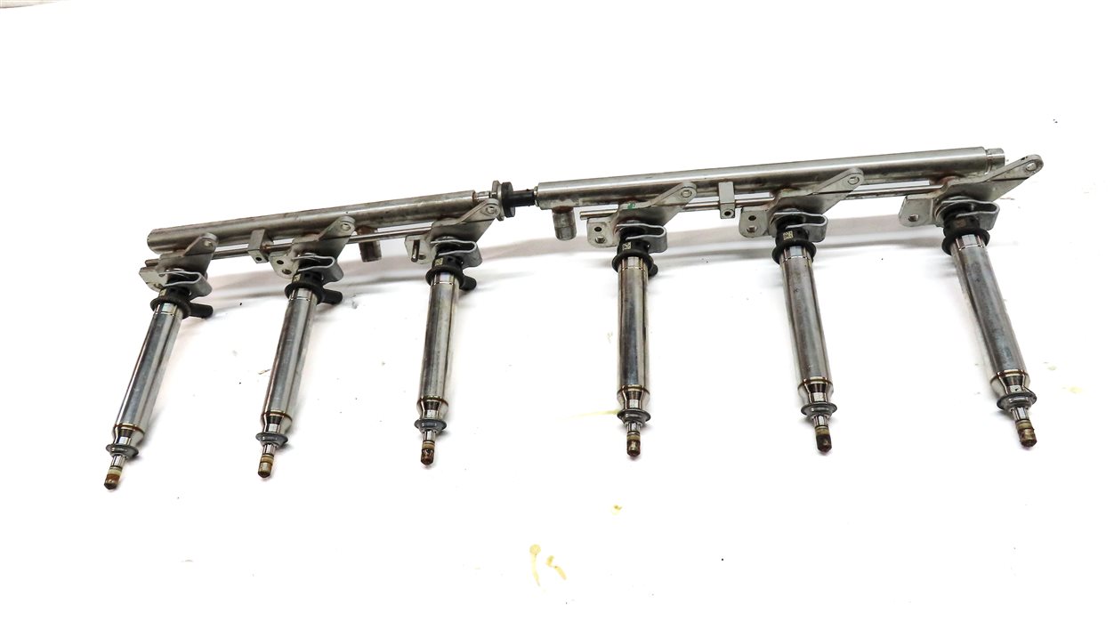 Thumbnail 2: 2013 MERCEDES E350 (W212) 3.5L (276.952) ENGINE FUEL INJECTOR SET/6 w/ RAIL