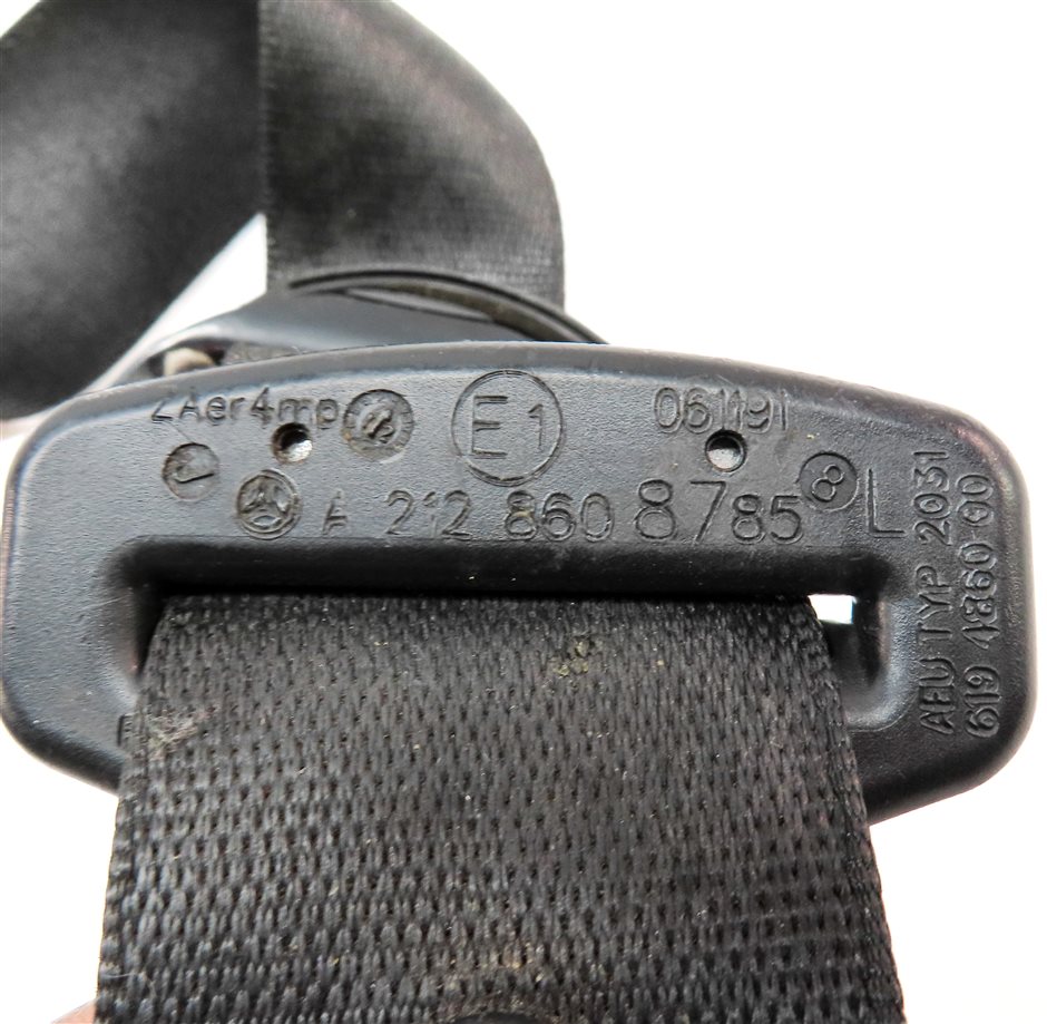 Thumbnail 5: 12-16 MERCEDES E CLS CLASS (W212 W218) LEFT DRIVER SEATBELT RETRACTOR (BLACK)