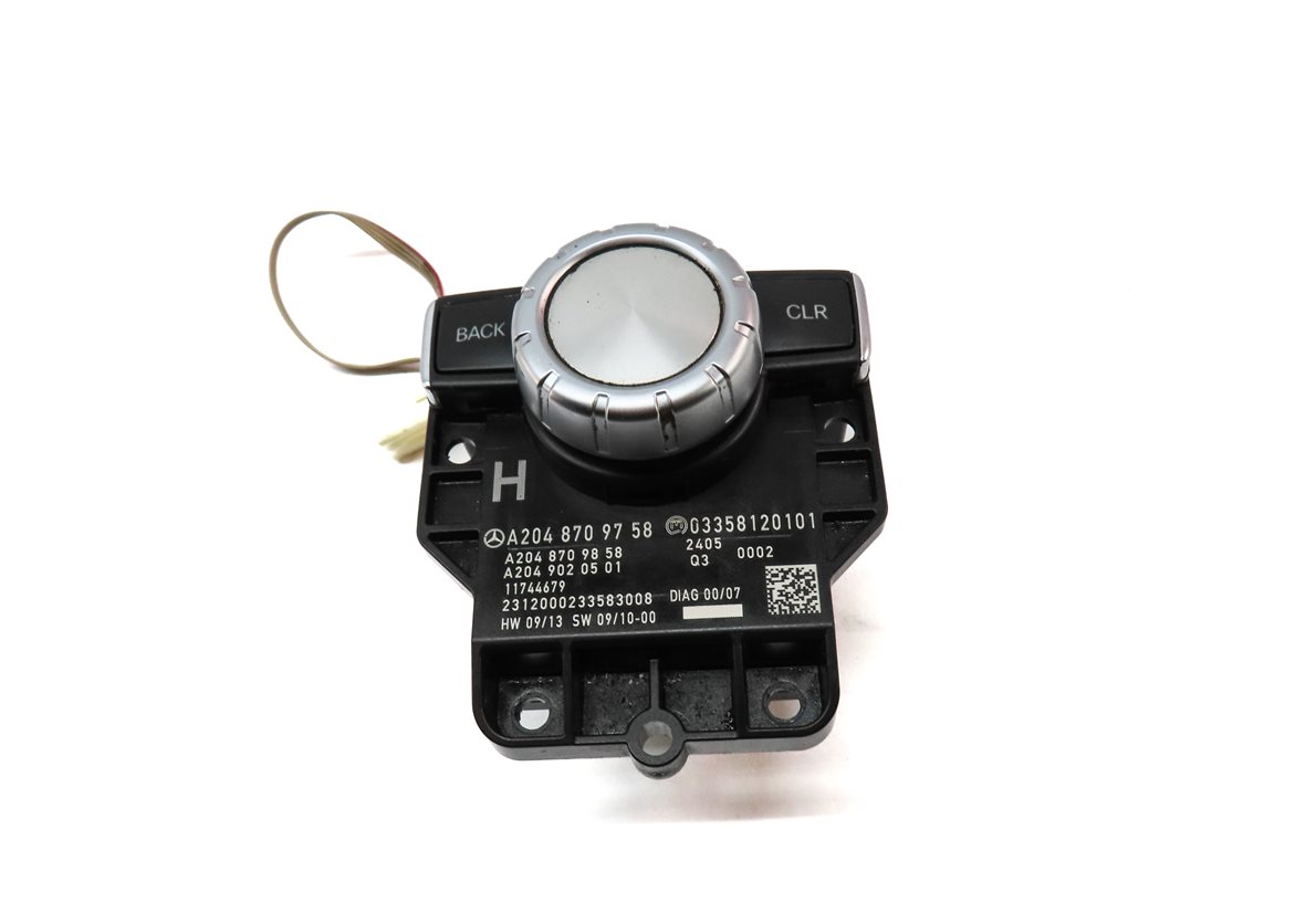 Thumbnail 2: 2013 MERCEDES E350 (W212) CENTER CONSOLE MEDIA MMI SELECTOR DIAL SWITCH MODULE