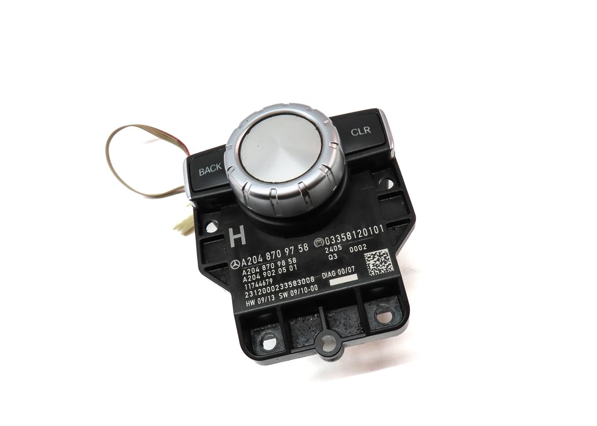 Thumbnail 3: 2013 MERCEDES E350 (W212) CENTER CONSOLE MEDIA MMI SELECTOR DIAL SWITCH MODULE