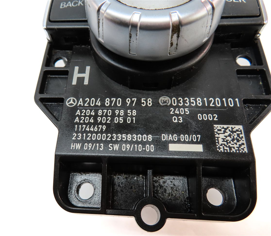 Thumbnail 6: 2013 MERCEDES E350 (W212) CENTER CONSOLE MEDIA MMI SELECTOR DIAL SWITCH MODULE
