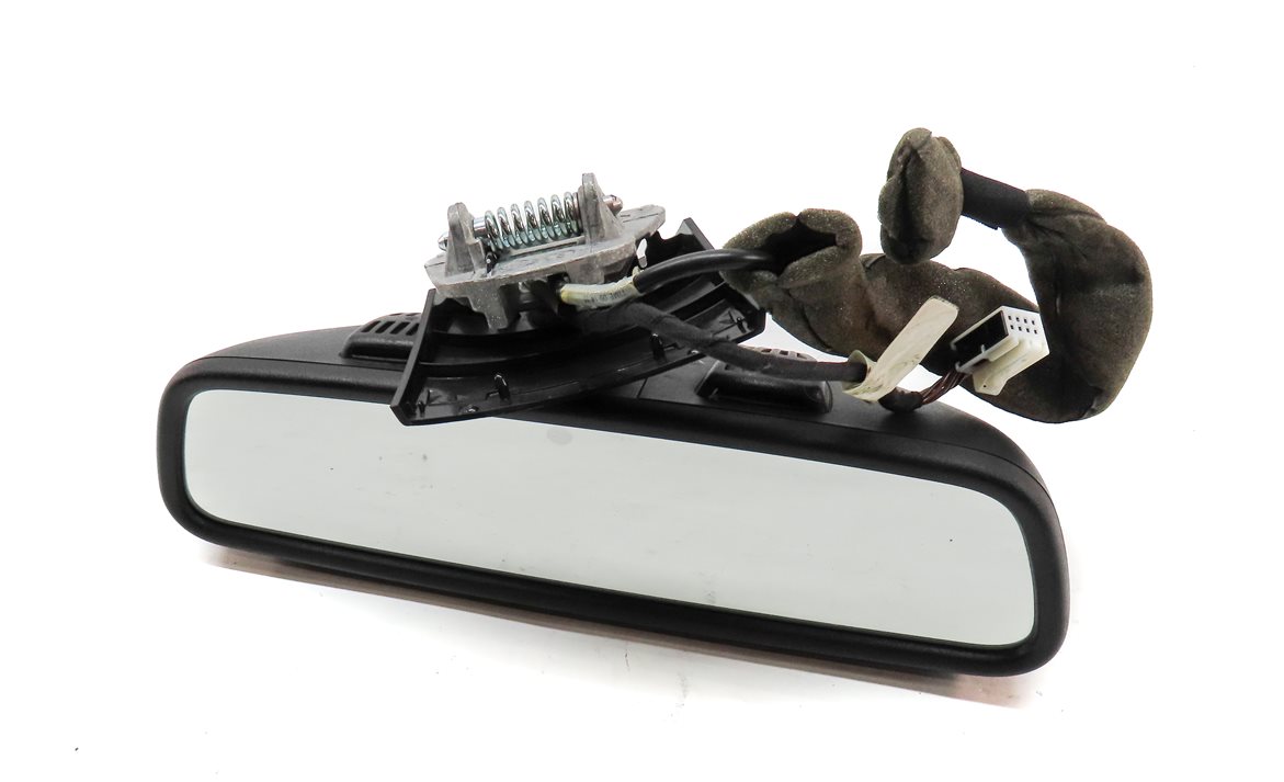 Thumbnail 1: 08-17 MERCEDES C E GLK CLS (W204 W207 W212 W218) REARVIEW MIRROR COMPASS (BLACK)