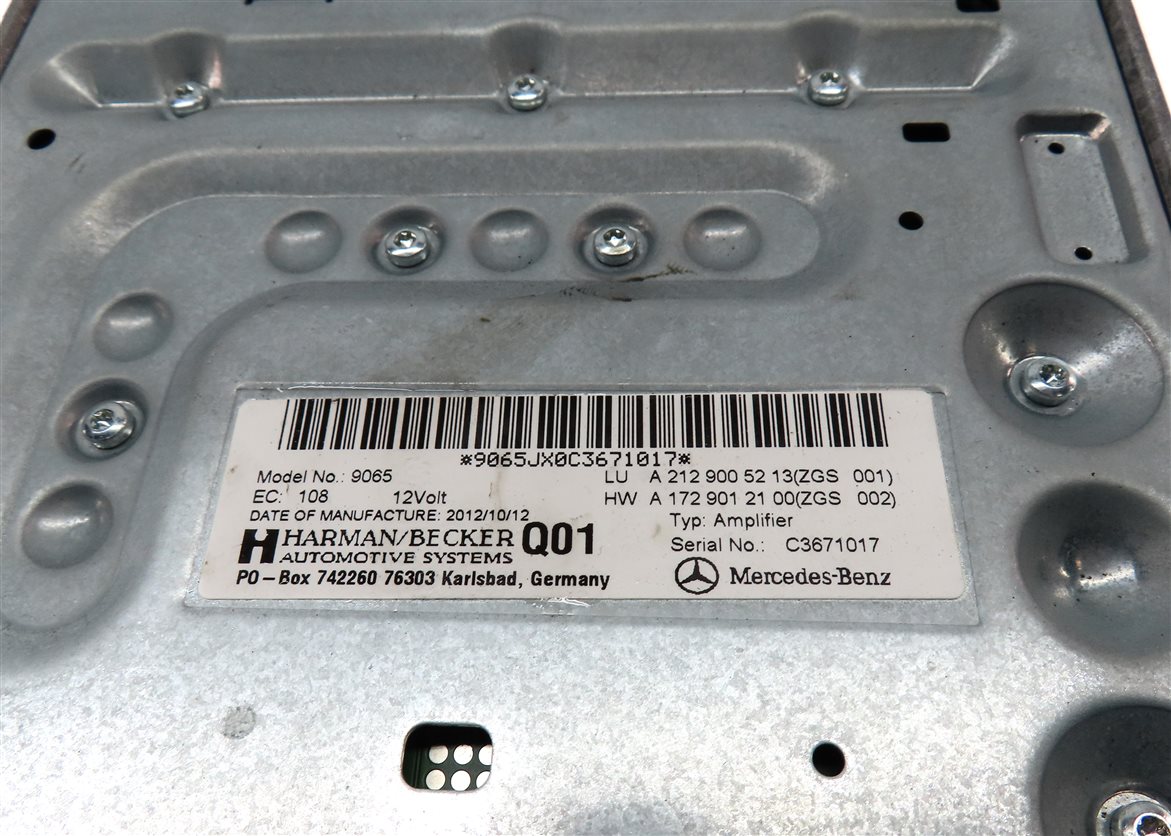 Thumbnail 5: 2013 MERCEDES E350 (W212) RADIO STEREO AUDIO SOUND SYSTEM AMPLIFIER AMP