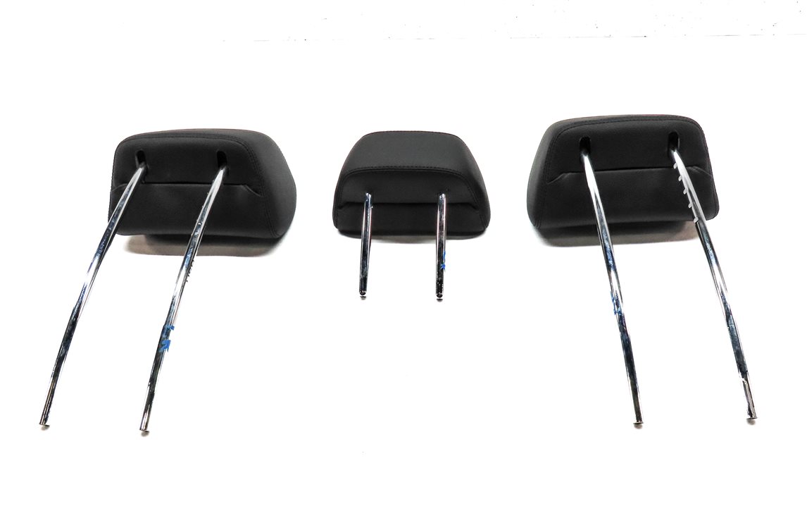 Thumbnail 6: 10-16 MERCEDES E CLASS W212 REAR LEFT CENTER RIGHT SEAT HEADREST SET/3 (BLACK)