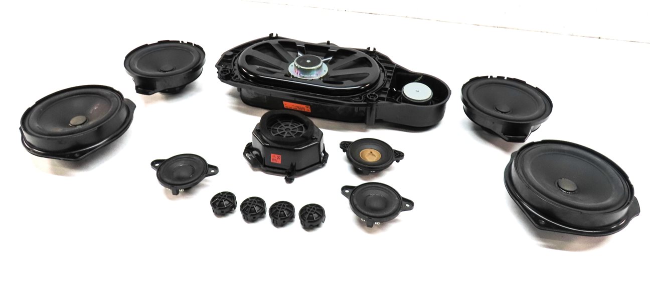 Thumbnail 1: 2013 MERCEDES E350 (W212) LOGIC 7 AUDIO SOUND SYSTEM SPEAKER SUBWOOFER SET/13