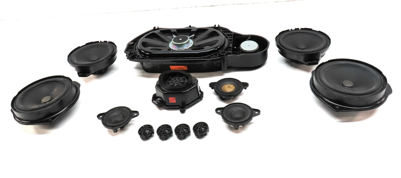 Thumbnail 2: 2013 MERCEDES E350 (W212) LOGIC 7 AUDIO SOUND SYSTEM SPEAKER SUBWOOFER SET/13