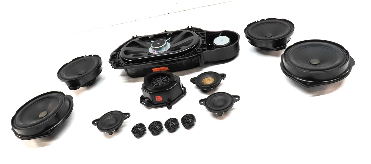 Thumbnail 3: 2013 MERCEDES E350 (W212) LOGIC 7 AUDIO SOUND SYSTEM SPEAKER SUBWOOFER SET/13