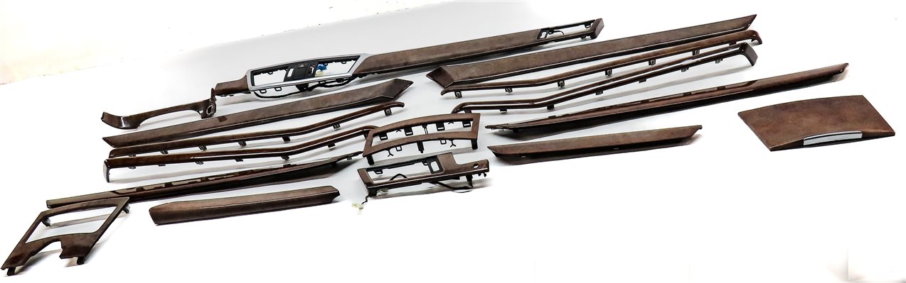 Thumbnail 3: 2013 MERCEDES E350 (W212) INTERIOR DASH DOOR CONSOLE TRIM SET/ 16 (WALNUT)