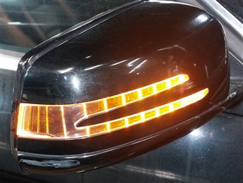 Thumbnail 2: 10-13 MERCEDES E-CLASS (W212) RIGHT HEATED MEMORY AUTODIM DOOR MIRROR (BROWN)