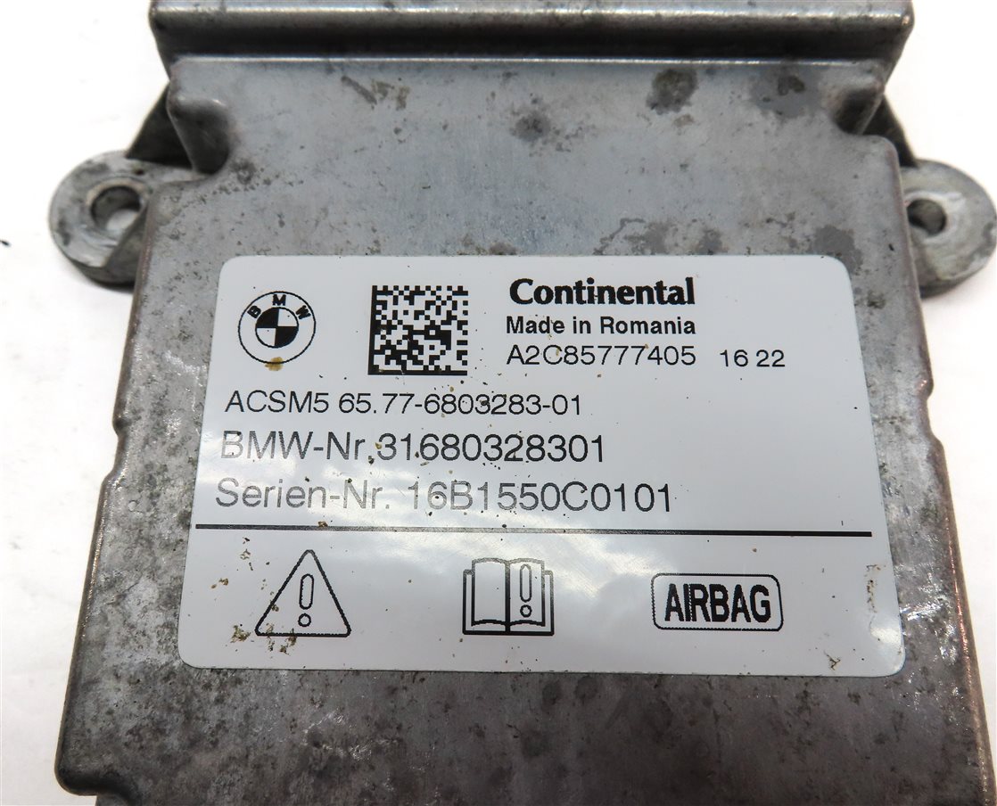 Thumbnail 4: 2016-2018 BMW 740e 740i 750i ALPINA B7 (G11) SRS BAGG SAFETY CONTROL MODULE
