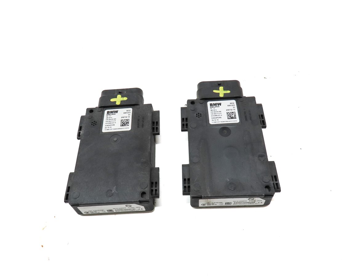Thumbnail 2: 16-19 BMW 5 6GT 7 X3 X4 (G01 G02 G11 G30 G32) REAR BLIND SPOT RADAR SENSOR SET2