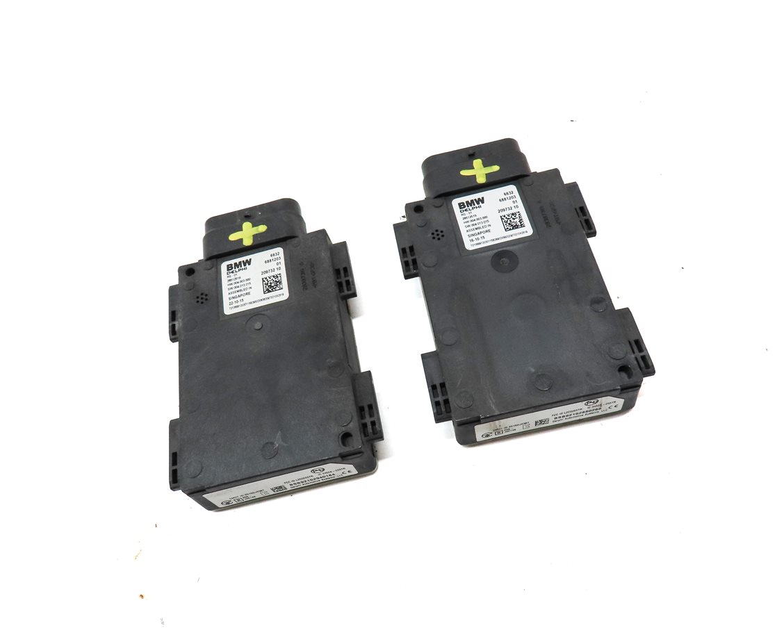 Thumbnail 3: 16-19 BMW 5 6GT 7 X3 X4 (G01 G02 G11 G30 G32) REAR BLIND SPOT RADAR SENSOR SET2