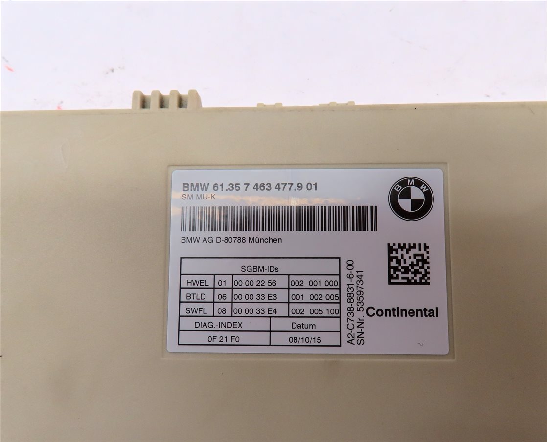 Thumbnail 4: 16-23 BMW 5 M5 7 X3 X4 X5 X7 FRONT LEFT DRIVER HEATED COOLED SEAT CONTROL MODULE