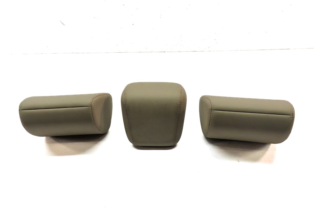 Thumbnail 4: 12-15 RANGE ROVER EVOQUE L538 REAR LEFT CENTER RIGHT SEAT HEADREST SET/3(ALMOND)