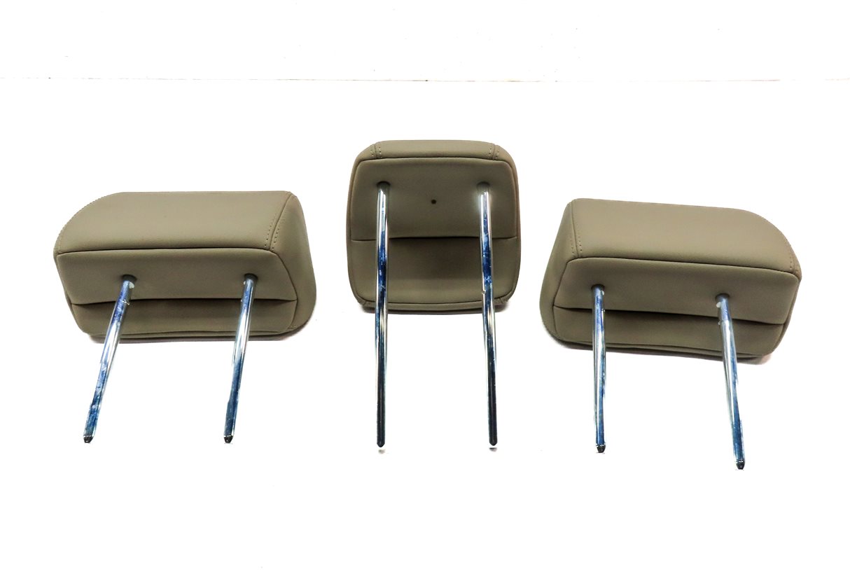 Thumbnail 5: 12-15 RANGE ROVER EVOQUE L538 REAR LEFT CENTER RIGHT SEAT HEADREST SET/3(ALMOND)